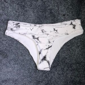 marble bikini bottoms
